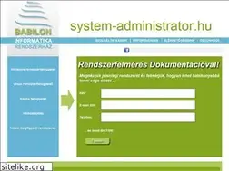 Sites similar to system-administrator.hu