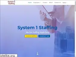 Sites similar to system1staffing.com