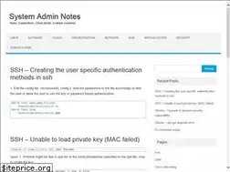 Sites similar to systemadminnotes.com