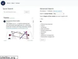 Sites similar to systematicreviewtools.com