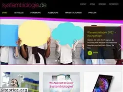 Sites similar to systembiologie.de