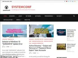 Sites similar to systemconf.com