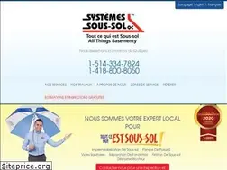 Sites similar to systemessoussolsquebec.ca