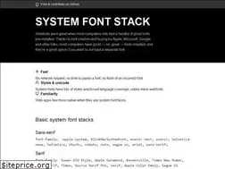 Sites similar to systemfontstack.com