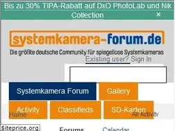 Sites similar to systemkamera-forum.de