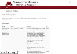Sites similar to systemstatus.umn.edu