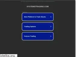Sites similar to systemstrading.com