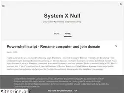 Sites similar to sysxnull.blogspot.com