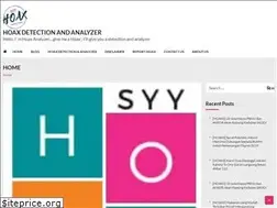 Sites similar to syyhoaxanalyzer.com