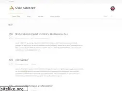 Sites similar to szabogabor.net