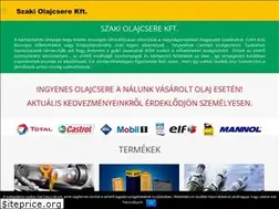 Sites similar to szakiolajcsere.hu