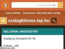 Sites similar to szalaghimzes.lap.hu