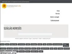 Sites similar to szallaskereso.info