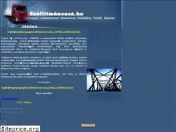 Sites similar to szallitmanyozo.hu