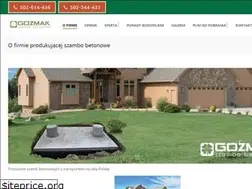 Sites similar to szambabetonowe-gozmak.pl