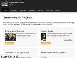 Sites similar to szekelyaladarfotoklub.hu