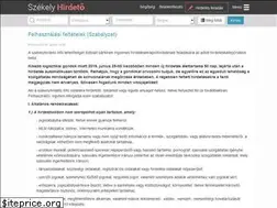 Sites similar to szekelyhirdeto.info
