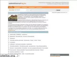 Sites similar to szekesfehervariceg.hu