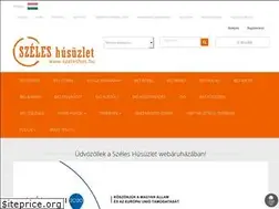 Sites similar to szeleshus.hu