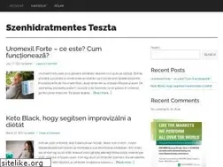 Sites similar to szenhidratmentesteszta.hu