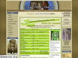 Sites similar to szentannaplebania.hu
