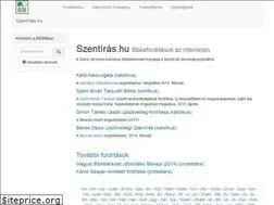 Sites similar to szentiras.hu