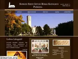 Sites similar to szentistvansopron.hu
