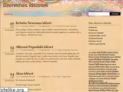 Sites similar to szerelmesidezetek.wordpress.com