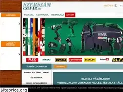 Sites similar to szerszamcsavar.hu