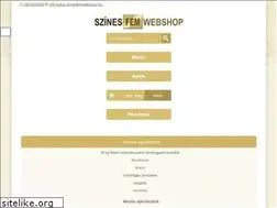 Sites similar to szinesfemwebshop.hu