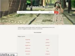 Sites similar to szinonim.hu