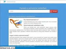 Sites similar to szinonimakereso.hu
