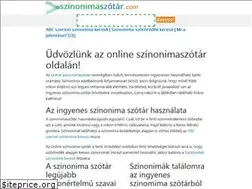 Sites similar to szinonimaszotar.com