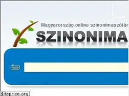 Sites similar to szinonimaszotar.hu