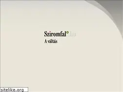 Sites similar to sziromfal.hu