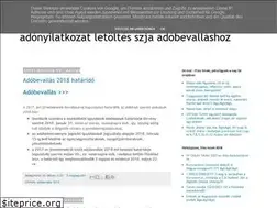 Sites similar to szja-adobevallas.blogspot.com