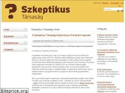 Sites similar to szkeptikustarsasag.hu