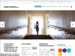 Sites similar to szkolapaderewski.krakow.pl