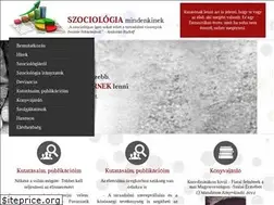 Sites similar to szociologia.eu