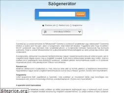 Sites similar to szogenerator.hu