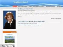 Sites similar to szolfezstolem.hu
