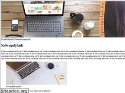 Sites similar to szovegelek.hu