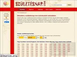 Sites similar to szuletesnap.com