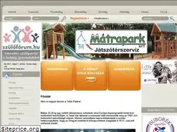 Sites similar to szuloforum.hu
