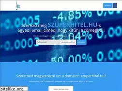 Sites similar to szuperhitel.hu