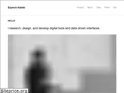 Sites similar to szymonkaliski.com
