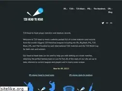 Sites similar to t20-head-to-head.com
