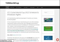 Sites similar to t20worldcups.com