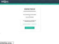 Sites similar to t2m.io
