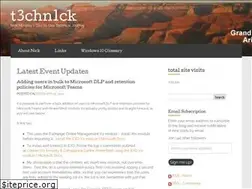 Sites similar to t3chn1ck.wordpress.com
